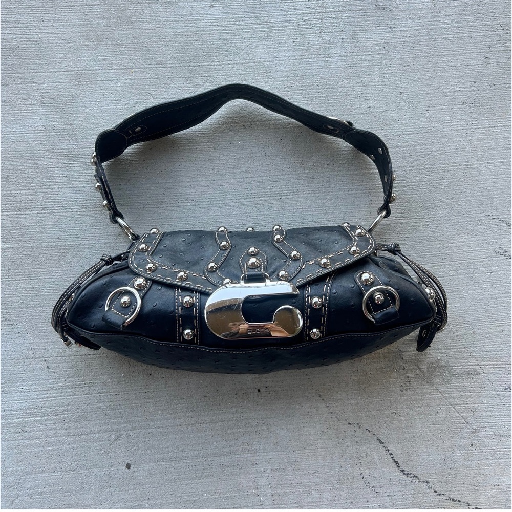 Vintage Guess Black Shoulder Bag